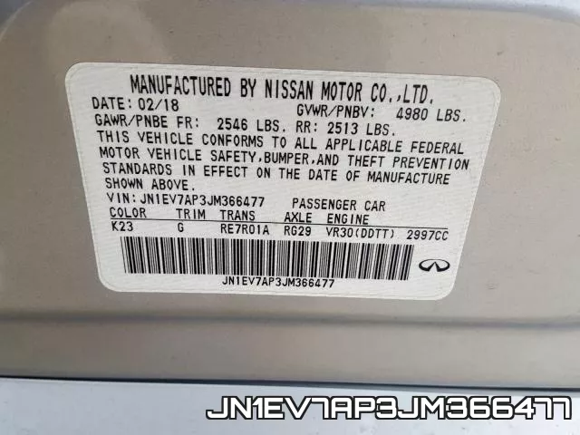 JN1EV7AP3JM366477 фото 2