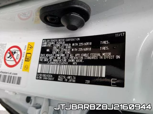 JTJBARBZ8J2160944 фото 2
