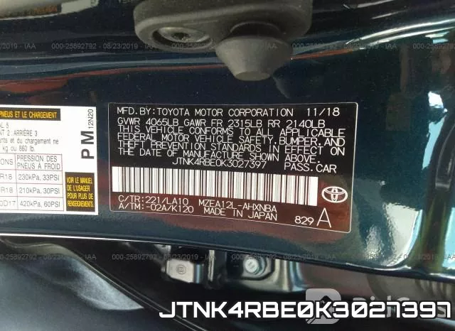 JTNK4RBE0K3027397 фото 7