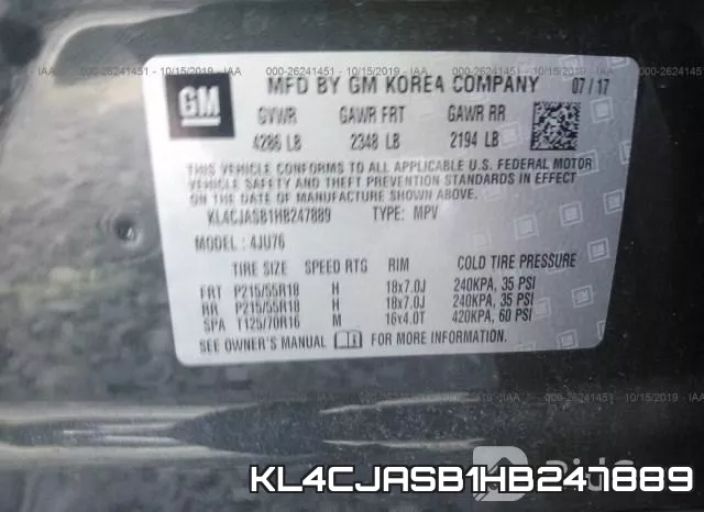 KL4CJASB1HB247889 фото 7