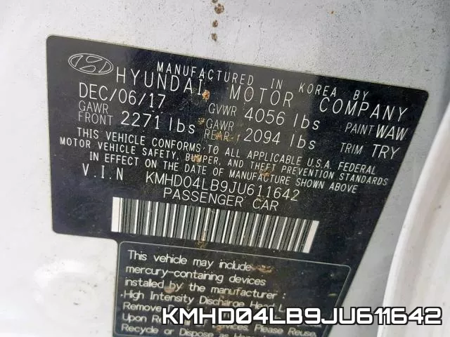 KMHD04LB9JU611642 фото 2