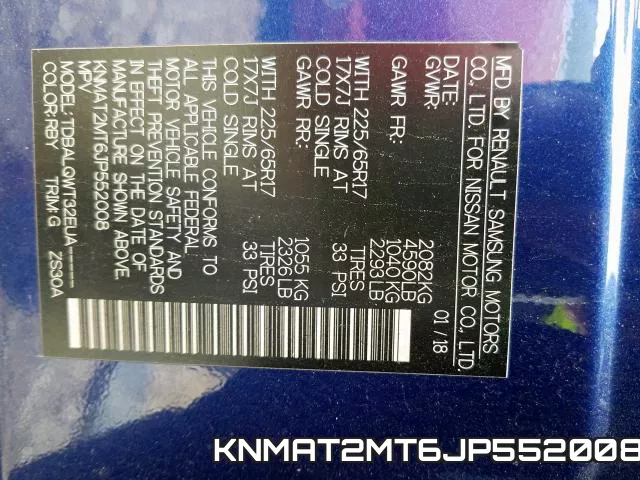 KNMAT2MT6JP552008 фото 2