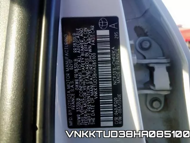 VNKKTUD38HA085100 фото 2