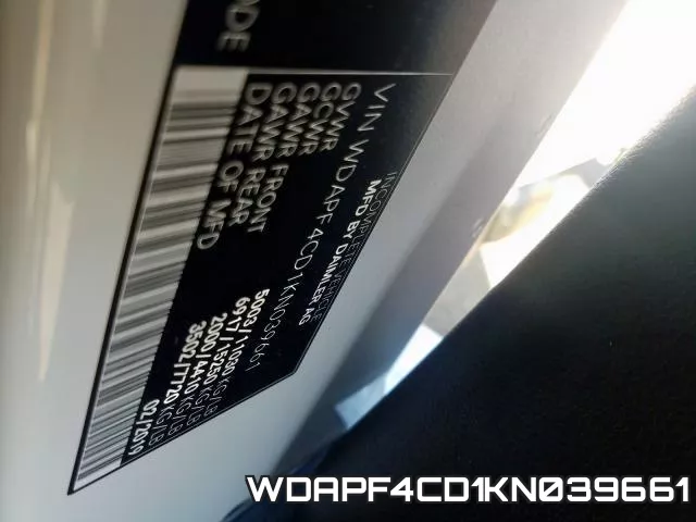 WDAPF4CD1KN039661 фото 2