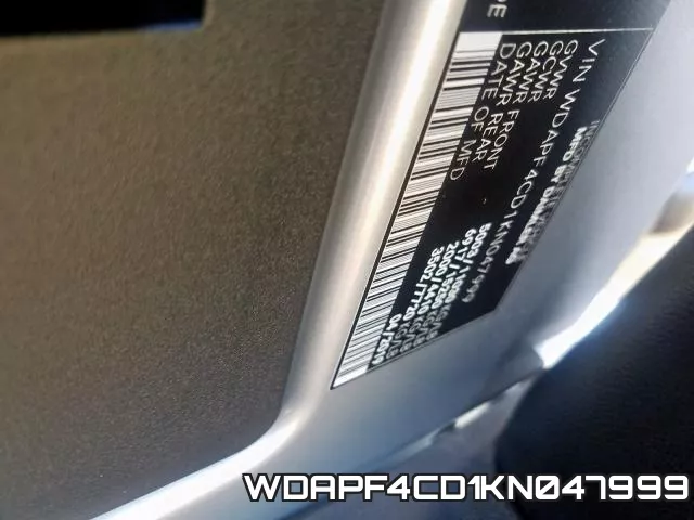 WDAPF4CD1KN047999 фото 2