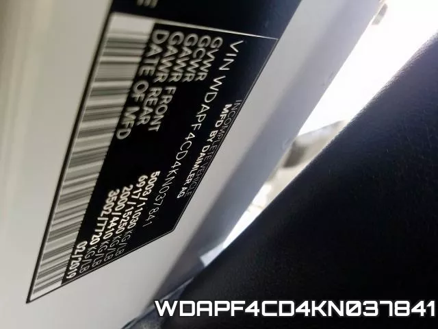 WDAPF4CD4KN037841 фото 2