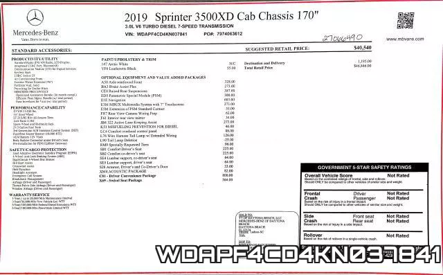 WDAPF4CD4KN037841 фото 9
