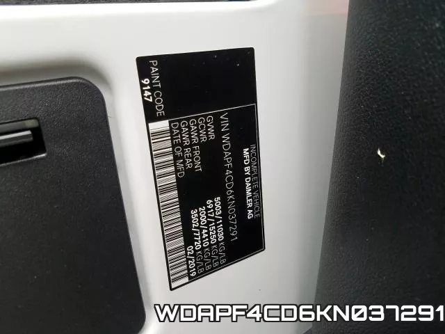WDAPF4CD6KN037291 фото 2