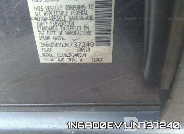 1N6AD0EV1JN737240 фото 9
