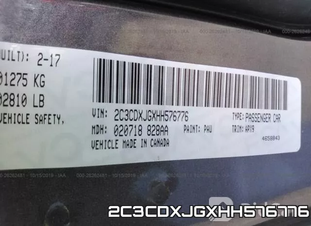 2C3CDXJGXHH576776 фото 9