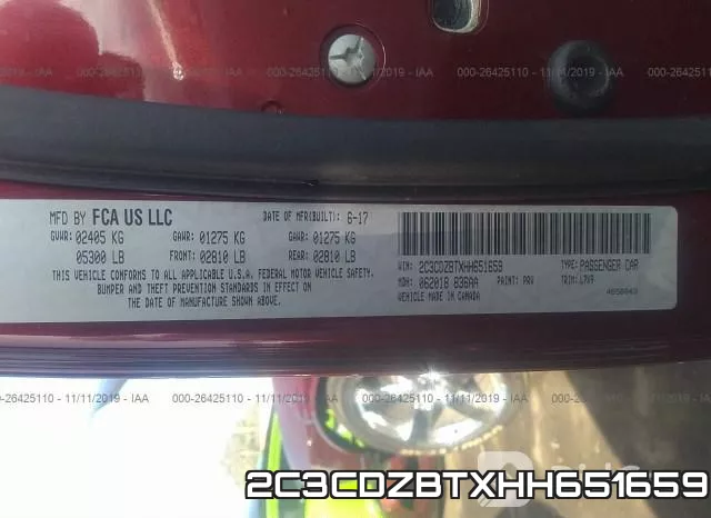 2C3CDZBTXHH651659 фото 8