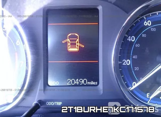 2T1BURHE7KC171578 фото 6