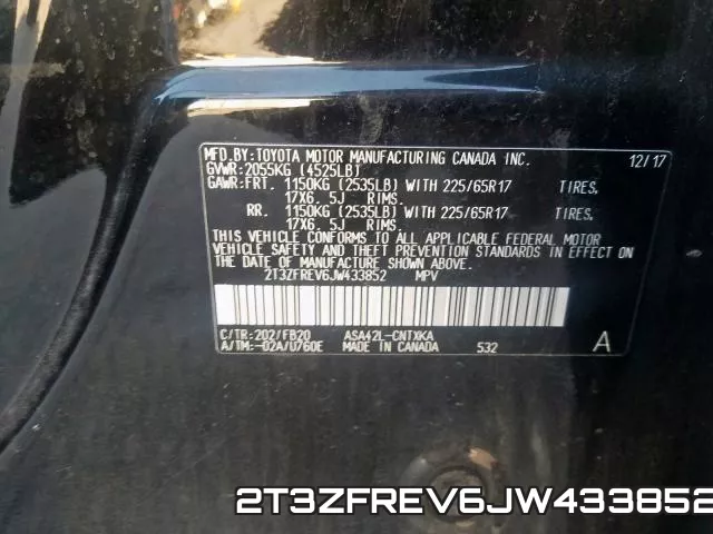 2T3ZFREV6JW433852 фото 2