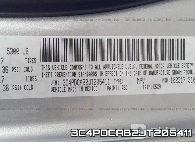 3C4PDCAB2JT205411 фото 8
