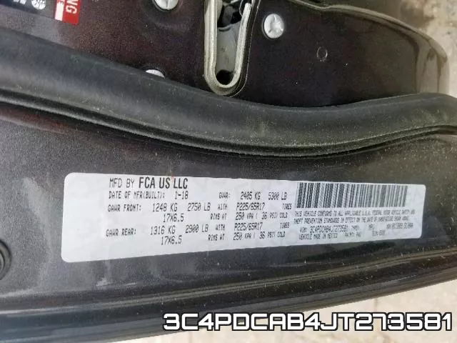 3C4PDCAB4JT273581 фото 2
