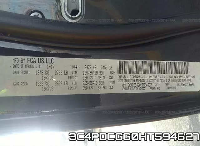 3C4PDCGG0HT594627 фото 8