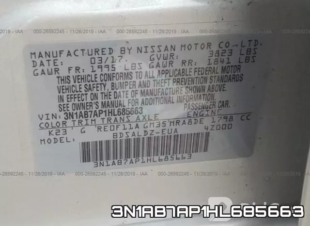 3N1AB7AP1HL685663 фото 8