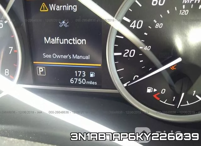 3N1AB7AP6KY226039 фото 7