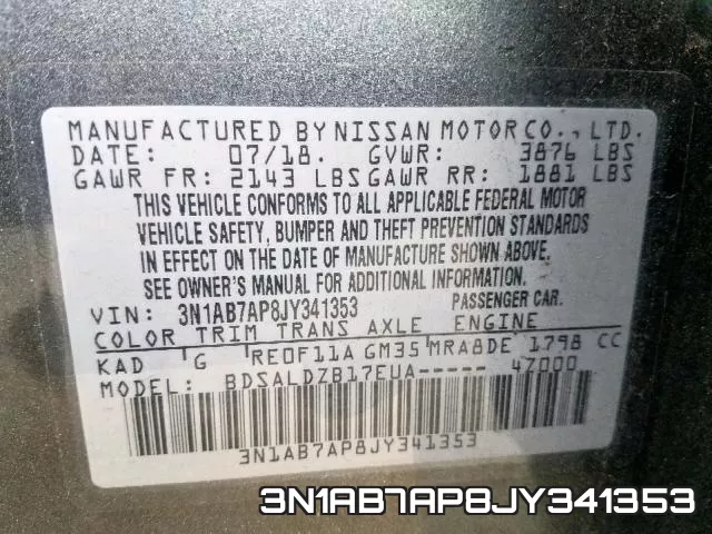 3N1AB7AP8JY341353 фото 2