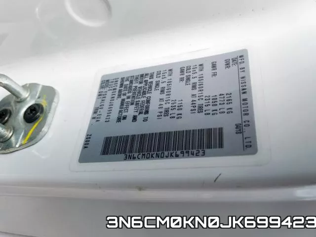 3N6CM0KN0JK699423 фото 2