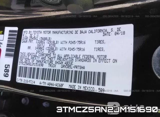 3TMCZ5AN2JM151690 фото 8