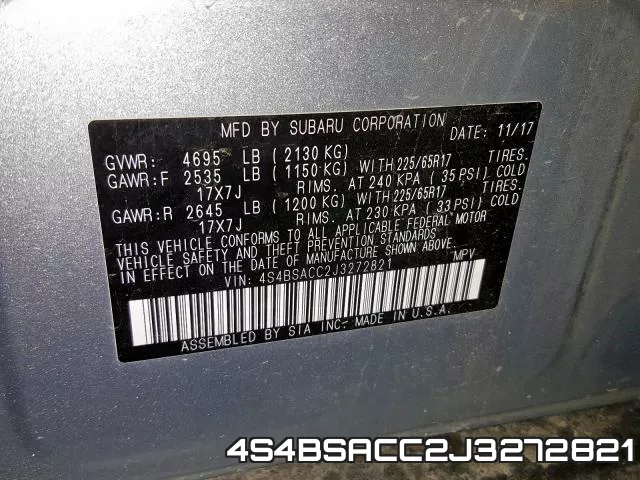 4S4BSACC2J3272821 фото 2
