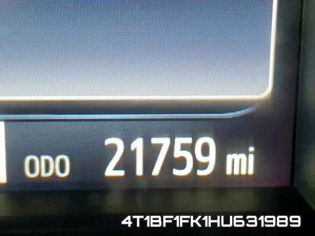 4T1BF1FK1HU631989 фото 8