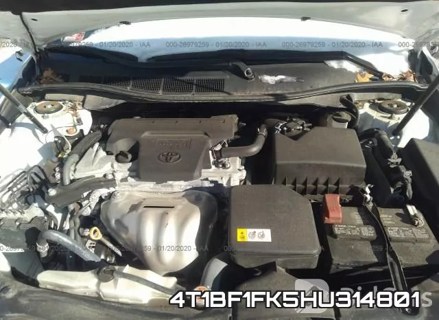 4T1BF1FK5HU314801 фото 2