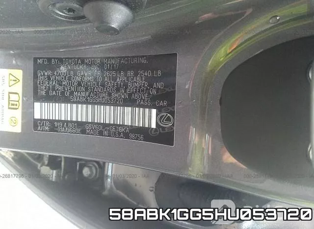 58ABK1GG5HU053720 фото 6