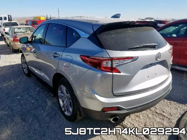 5J8TC2H74KL029294 фото 4