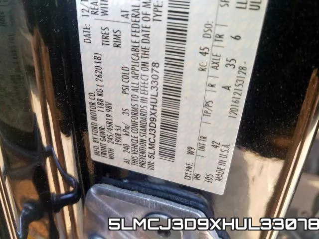 5LMCJ3D9XHUL33078 фото 2