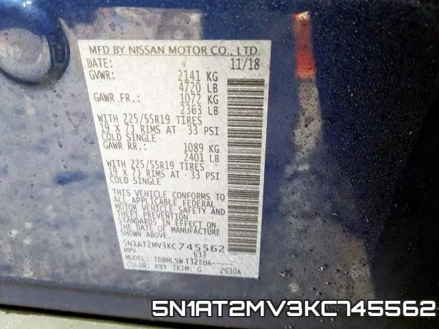 5N1AT2MV3KC745562 фото 2