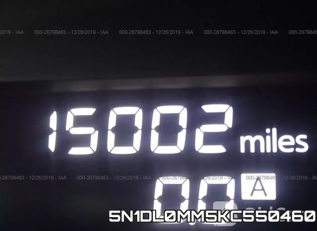 5N1DL0MM5KC550460 фото 5