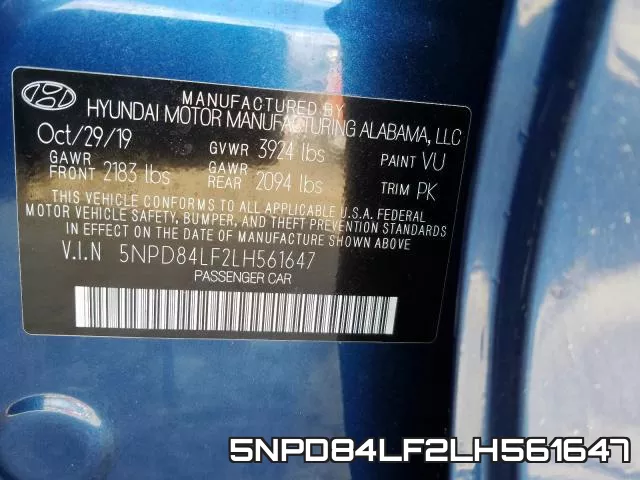 5NPD84LF2LH561647 фото 2