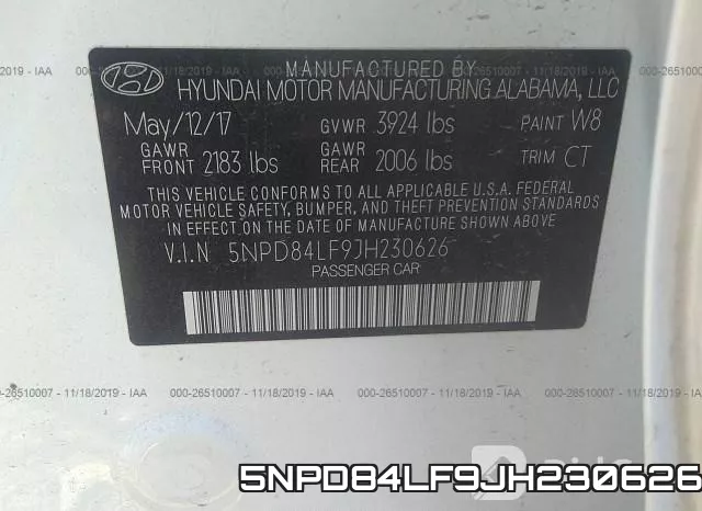 5NPD84LF9JH230626 фото 9