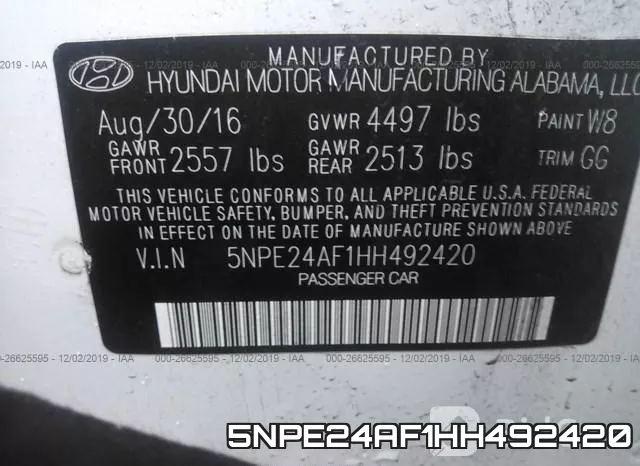 5NPE24AF1HH492420 фото 10