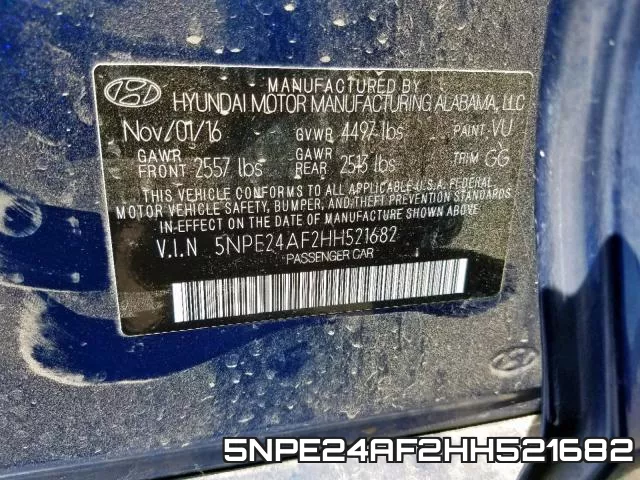 5NPE24AF2HH521682 фото 2