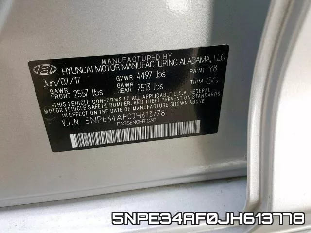 5NPE34AF0JH613778 фото 2