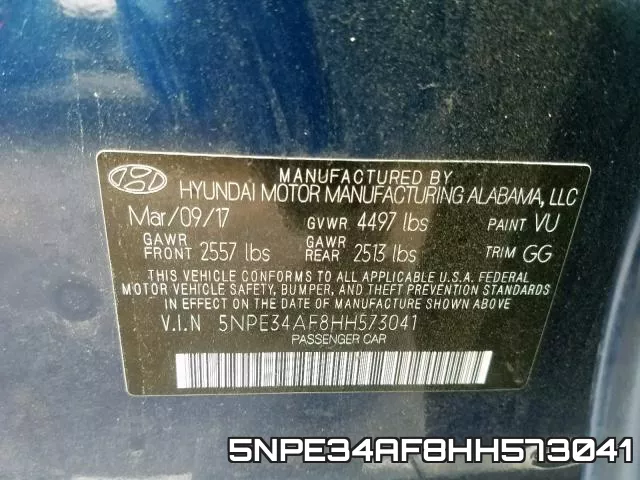 5NPE34AF8HH573041 фото 2