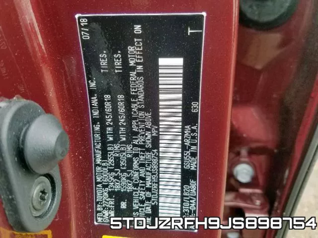 5TDJZRFH9JS898754 фото 2