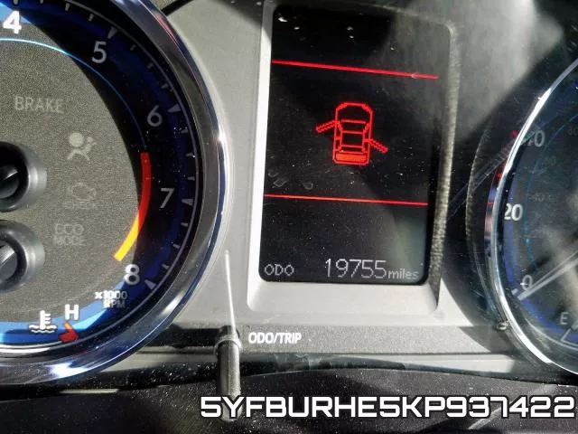 5YFBURHE5KP937422 фото 6