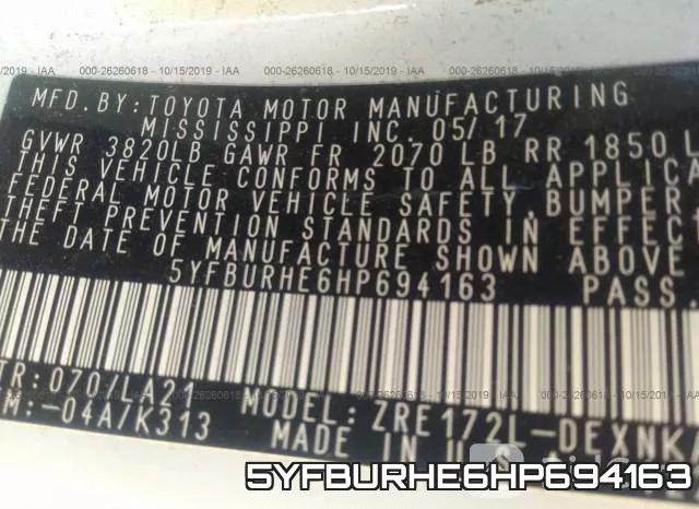 5YFBURHE6HP694163 фото 7