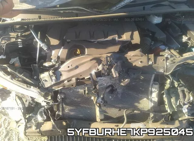 5YFBURHE7KP925045 фото 2