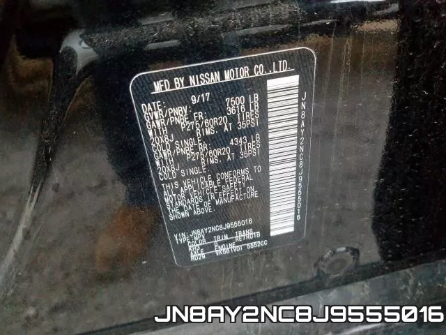 JN8AY2NC8J9555016 фото 2