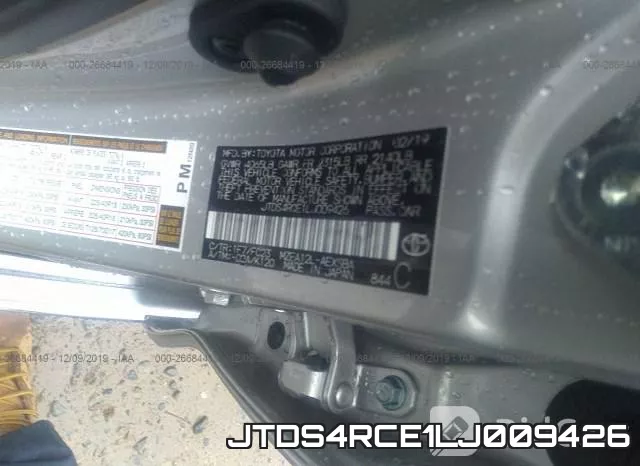 JTDS4RCE1LJ009426 фото 5