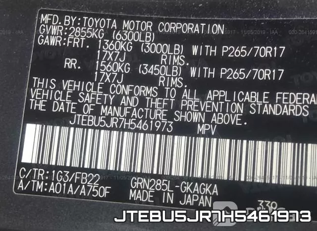 JTEBU5JR7H5461973 фото 6