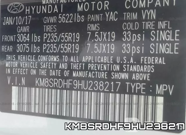 KM8SRDHF9HU238217 фото 9