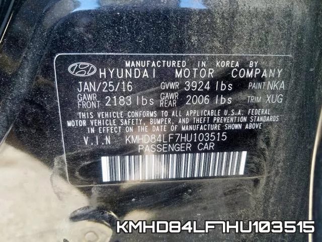 KMHD84LF7HU103515 фото 2