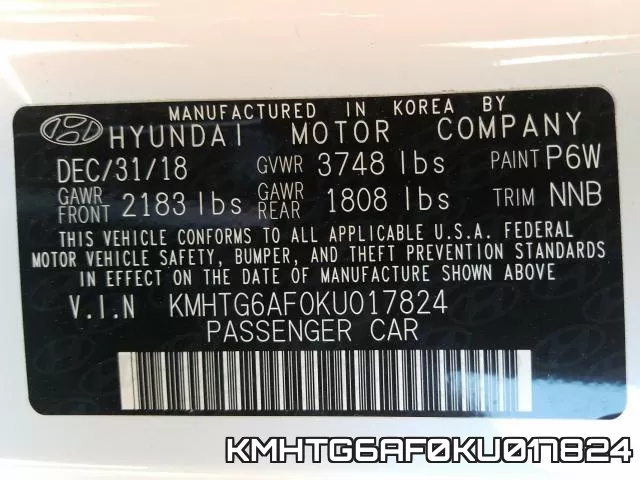 KMHTG6AF0KU017824 фото 2
