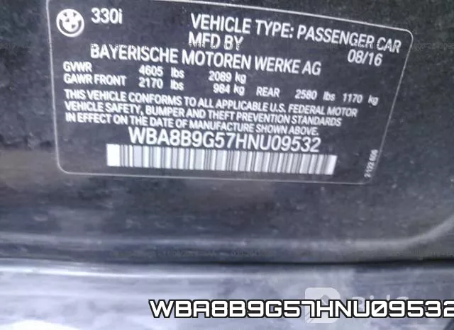 WBA8B9G57HNU09532 фото 9